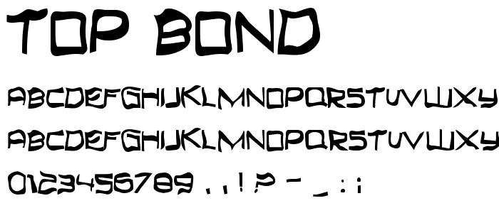 Top Bond font